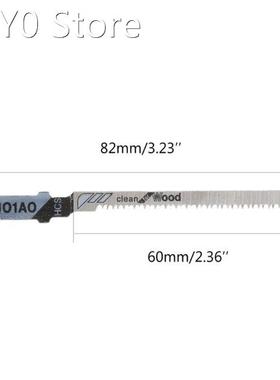 5 Pcs T101AO HCS T-Shank Jigsaw Blades Curve Cutting Tool Ki