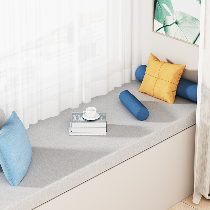 四季防滑卡座座垫子坐椅垫凳子垫高密度海绵鞋柜垫换鞋凳软包坐垫