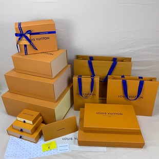 新款L盒子纸袋包包盒皮带盒衣服盒围巾纸袋饰品盒水桶包包装空盒