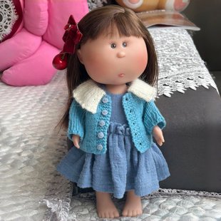 西班牙土豆娃娃卡通玩偶米亚24cm裸娃公仔德夫手工可动关节女玩具