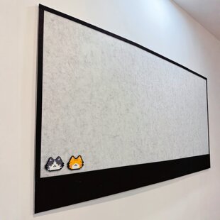 拼豆免打孔毛毡板拼豆成品收纳展示架创意照片墙高级感客厅墙贴版