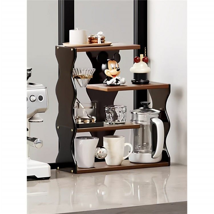 中古风杯架家用杯子置物架高级感轻奢厨房咖啡吧台多功能收纳架子