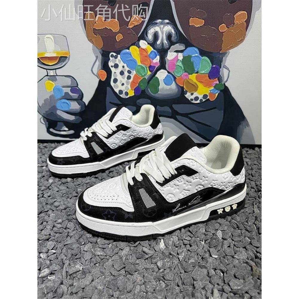 潮牌男鞋2025年秋季时尚休闲鞋男潮流轻便防滑板鞋大码软底运动鞋