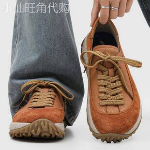 【高品质】登山鞋户外休闲鞋男款厚底增高系带通勤徒步运动鞋潮鞋