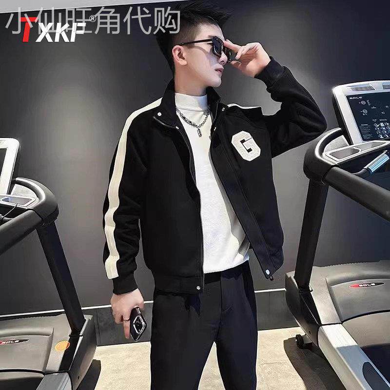 高端棒球服外套男士2025新款春秋冬季高级感刺绣立领夹克棉服男款