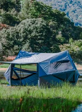 日本TOKYO CRAFTS户外露营巨型豪华家庭帐篷GRAHUS客厅帐