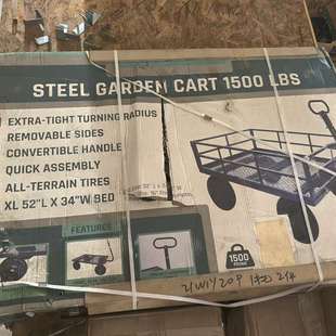 议价重物托运车可手拉原箱未拆承载1500LBS