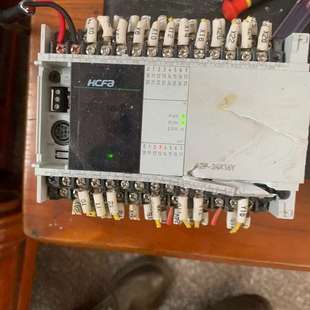 一台 议价禾川PLC 24×16YR 正面碰壳子 HCA2P