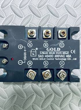 议价GOLD 固特 三相固态继电器 SA34040D 直流控