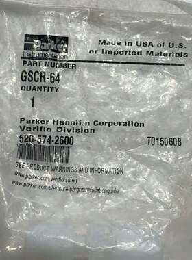 议价全新美国parker转换接头 GSCR-64  PFA 1/