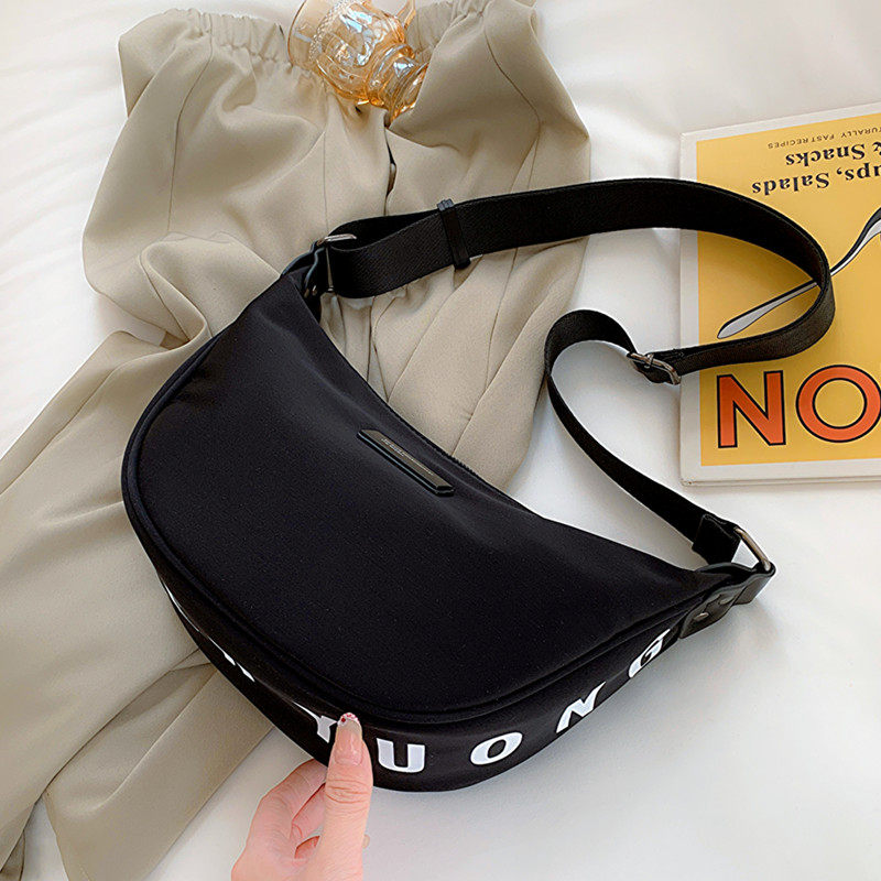 CITEX LV官方旗舰店尼龙布月牙饺子包2024夏季新款日系休闲运动斜