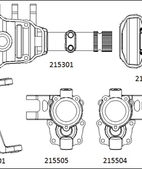 CROSSRC EMO加强后 前后 门桥 直桥桥壳CS-97400968/69/70/71