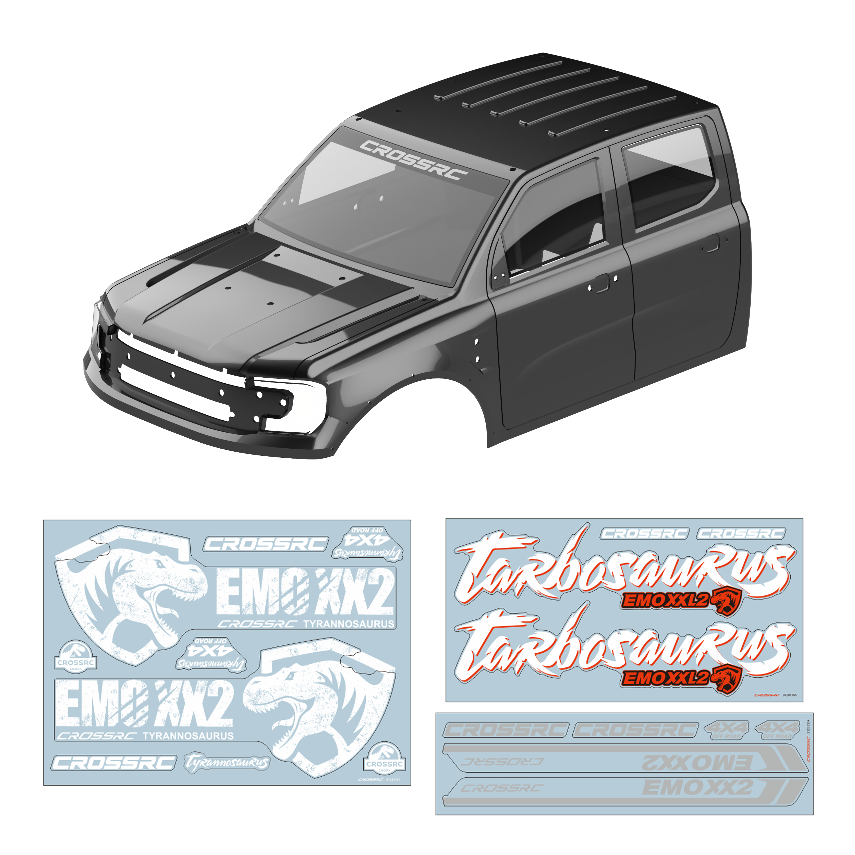 CROSSRC EMO XX2  EMO XXL2枪灰色前壳 CS-97401642