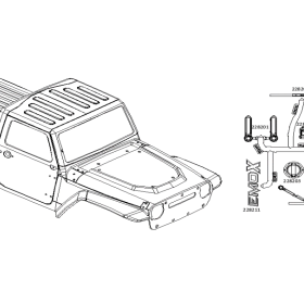 CROSSRC 大犀牛  EMOX 黄色车壳  CS-97401098