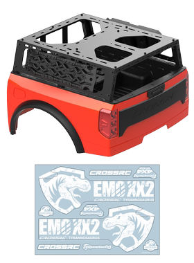 CROSSRC 暴龙 EMO XX2全套橙色后壳 CS-97401654