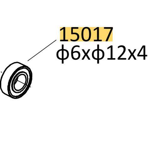 CROSSRC 拖拉机 大铁牛 TL4变速箱轴承 CS-97401358