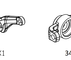 CROSSRC DC8转向杯34910 34911 34912 34913 CS-97400988