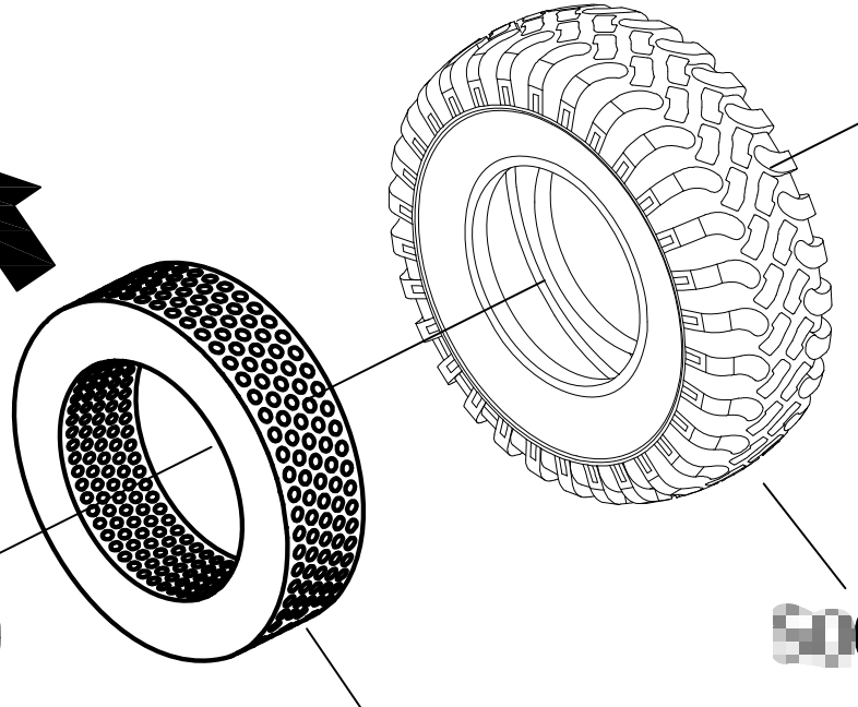 CROSSRC GC4 100/35、R1.9人字胎套装  CS-97400277