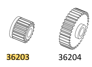 CROSSRC 大犀牛 EMOX 门边减速齿 36203 36204 CS-97401081