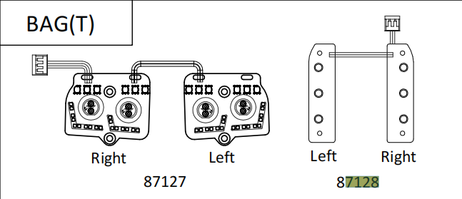 CROSSRC AT6前后灯光87127 87128 CS-97401033