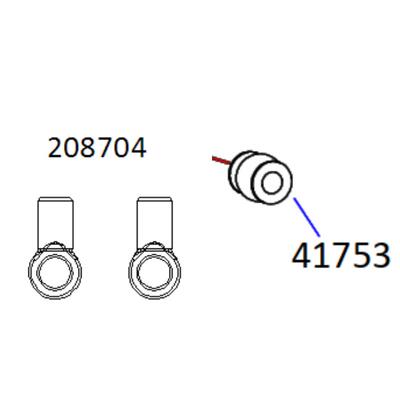 CROSSRC 大虎鲨 UT4PRO减震球头扣组件  CS-97401320