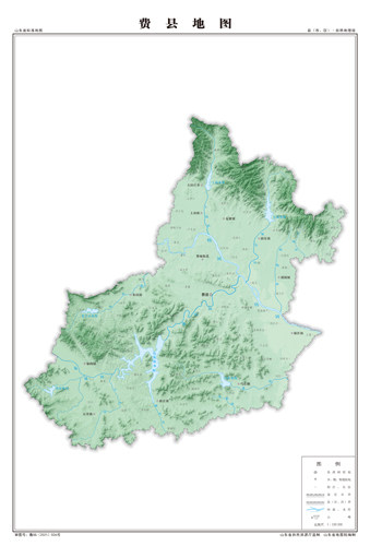 费县地图地形地势水系河流行政区划湖泊交通旅游铁路山峰卫星村界