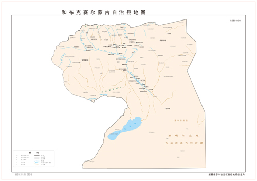 和布克赛尔蒙古自治县2地图水系河流湖泊交通行政区划旅游铁路地