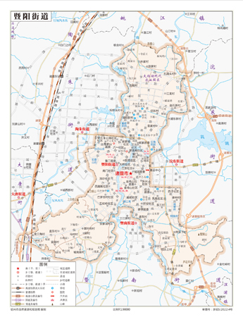 暨阳街道诸暨市地图行政区划水系河流湖泊交通旅游铁路地形卫星流