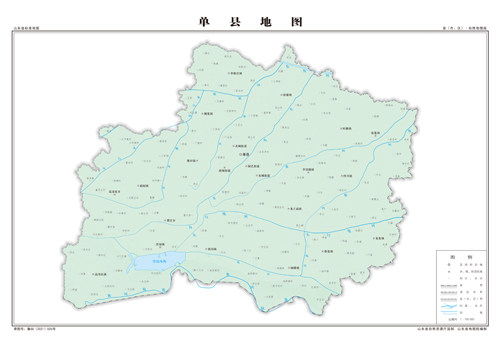 单县地图地形地势水系河流行政区划湖泊交通旅游铁路山峰卫星村界