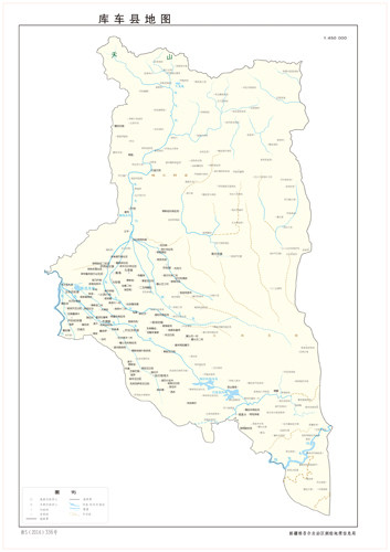 库车县地图水系河流湖泊交通行政区划旅游铁路地形卫星地势山峰村