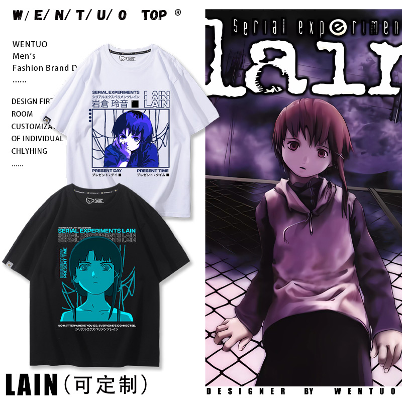 中村隆太郎夏季纯棉百搭T恤潮