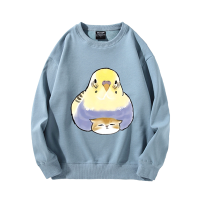 学生休闲印花卫衣服加绒潮