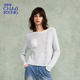 船领蕾丝撞边羊绒套头简约打底衫 洲升 CHAU.RISING2025秋冬新款