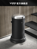 16脚踏式 VIPP14 垃圾桶厨房卫生间客厅不锈钢厕所纸篓桶进口