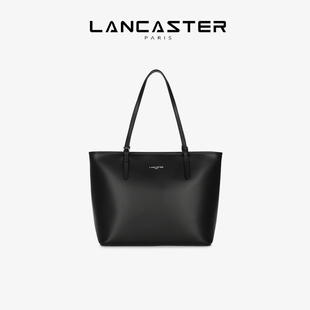 Smooth系列牛皮带拉链大容量通勤托特包大号 Lancaster兰卡斯特