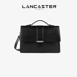 ParisIly系列头层牛皮长肩带可斜挎手提公文包 Lancaster兰卡斯特