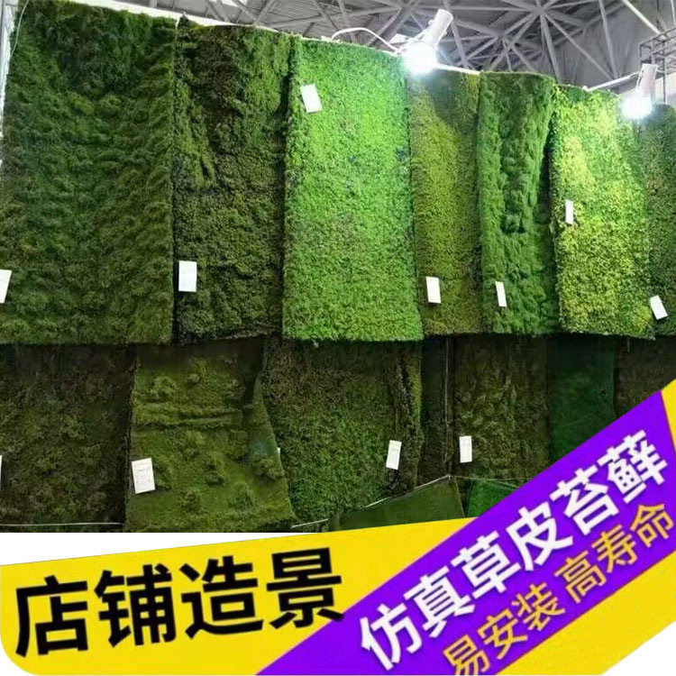 植皮仿真草皮草坪青苔石植物苔藓仿真植造景墙景草坪