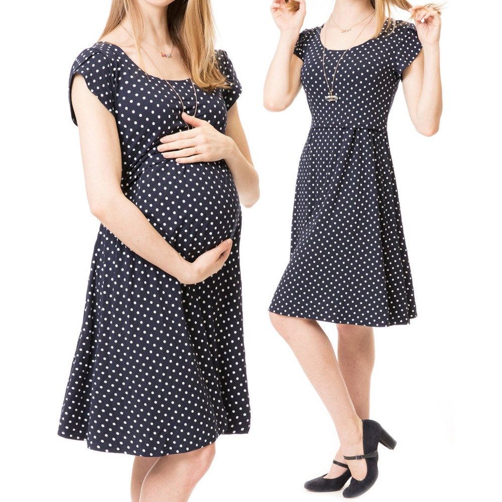 maternity women plus size pregnant pregnancy clothes dress图片