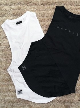 Muscle tank tops men gym vest fitness bodybuilder singlet