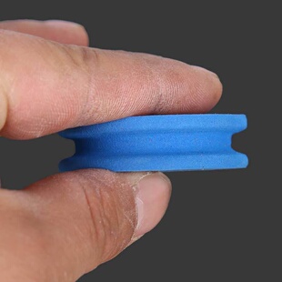 豫信彩色EVA泡沫主线轴绕线圈 鱼线板通用孔径1.8备用 渔具配件