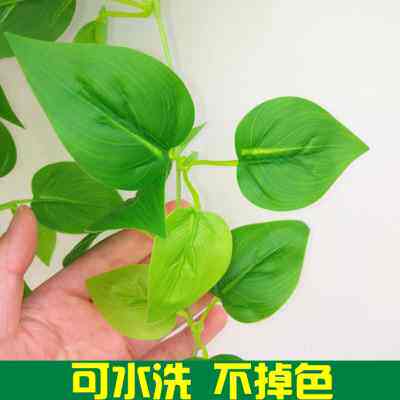 仿真壁挂绿植挂墙假花藤条墙面塑料假叶子吊兰装饰树叶吊篮绿萝花