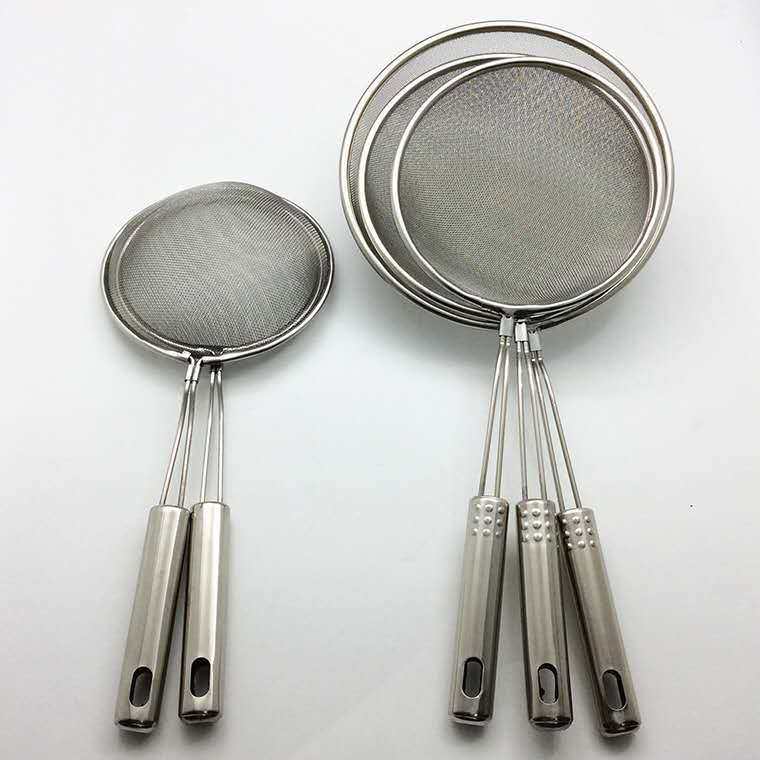 厂家直销不锈钢宽边过滤油炸网漏油格面粉筛细筛子豆浆过滤网油隔
