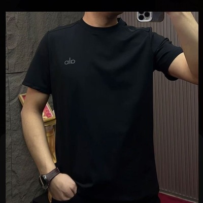 秋冬季新款男士加绒短袖户外短袖T恤百搭简约休闲修身显瘦大码T恤