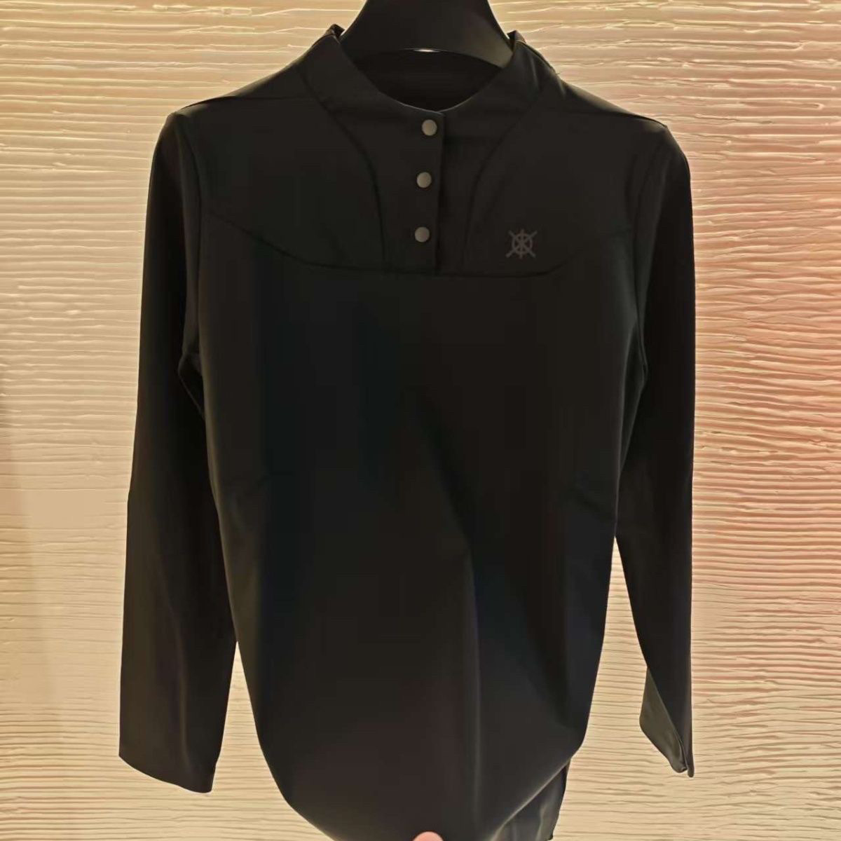 春秋冬季男士时尚打底百搭户外休闲拼接纽扣高领卫衣修身显瘦百搭