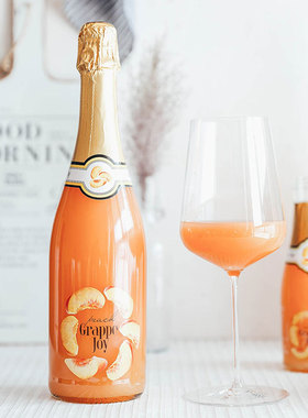 法国进口桃子酒果酒 女士低度甜酒鸡尾酒果悦Bellini贝利尼微醺