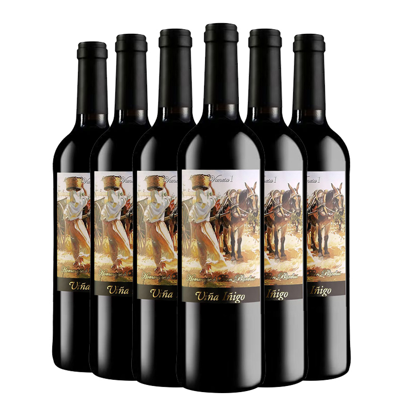 奥兰宜兰树干红葡萄酒博巴尔红酒西班牙原瓶进口法定DO级750ml