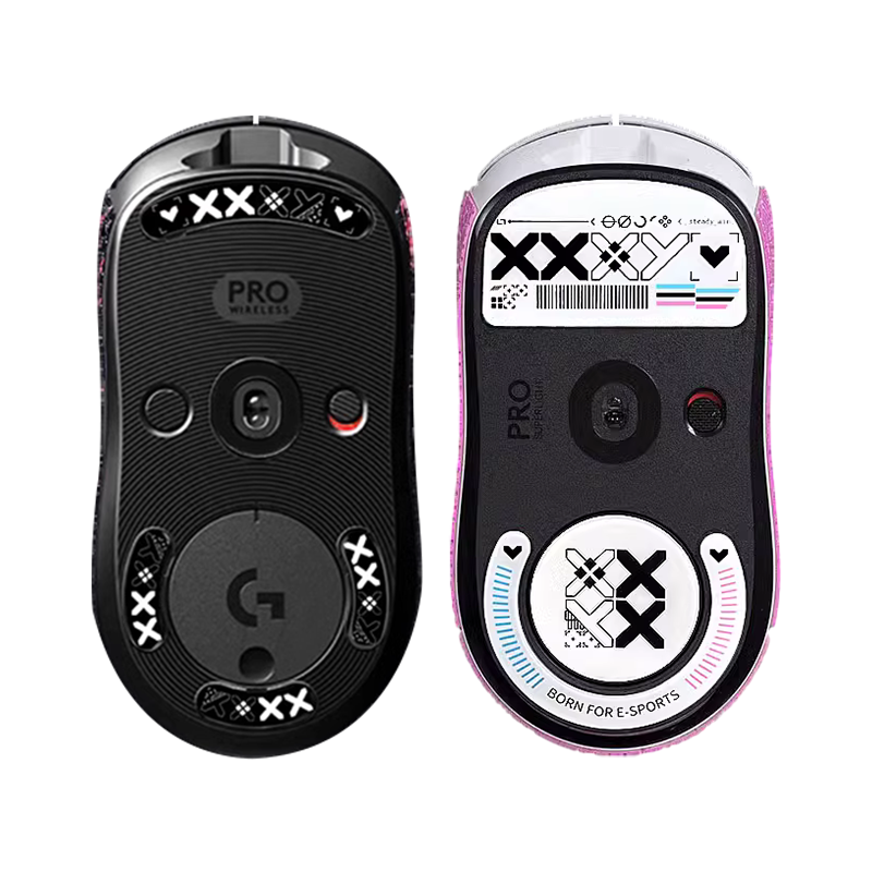 适用罗技GPW2代玻璃脚贴1代3鼠标贴G502X Master3S mx4 G903脚垫