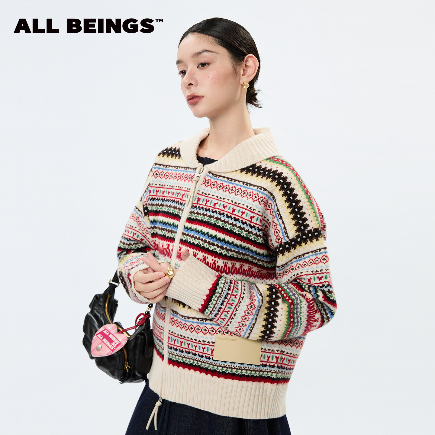 ALLBEINGS费尔岛针织开衫