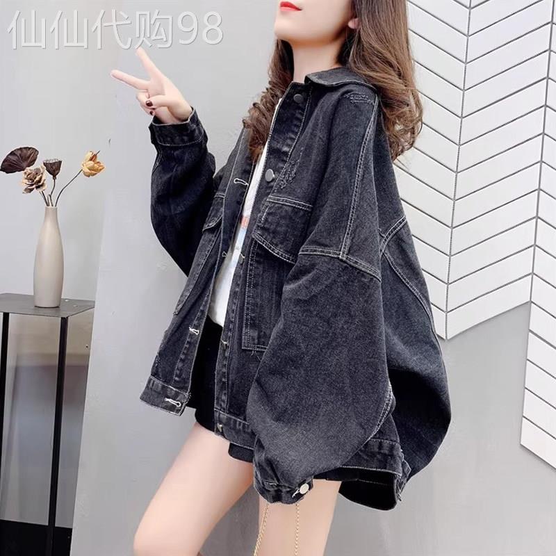 网红炸街牛仔外套女士春秋2026欧货新款休闲宽松复古洋气百搭上衣