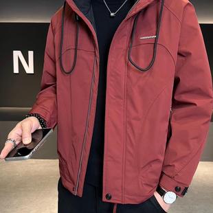 【香港&潮牌专柜正品】大红色高端90鸭绒羽绒服男冬季新款加厚